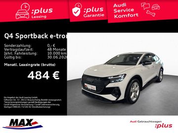 Audi Leasingangebot: Audi Q4 Sportback e-tron 45 QUAT S LINE MATRIX+AHK+SO