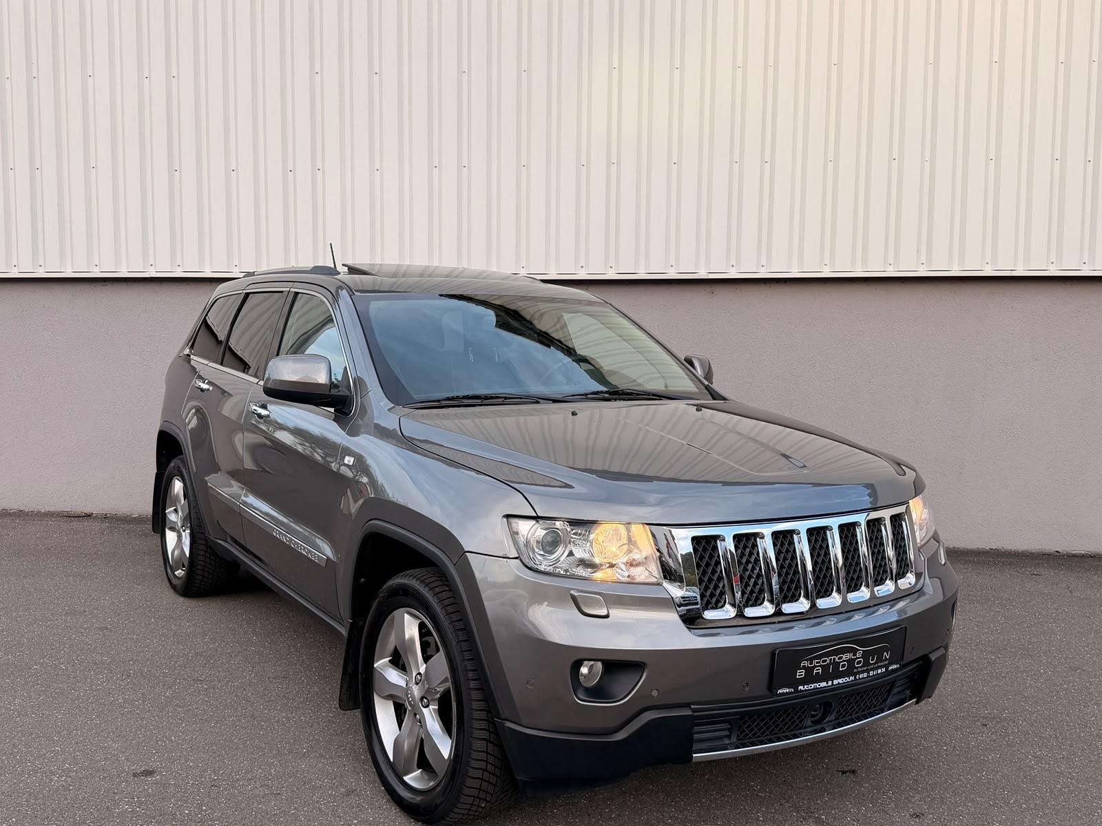 Jeep Grand Cherokee 3.0 CRD Overland | 241 ch | BVA | Cuir Nappa ventilé | Toit panoramique | Caméra de recul | Attelage