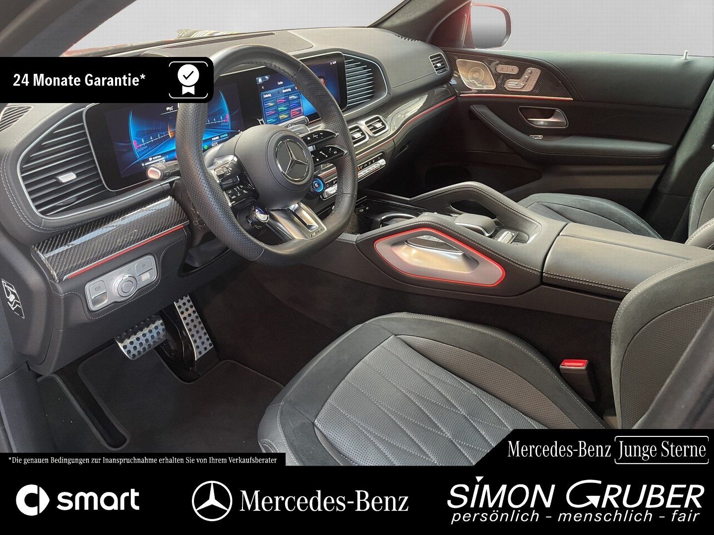 Fahrzeugabbildung Mercedes-Benz GLE 63 S Coupé AMG ActiveRide HUD Night Standhzg