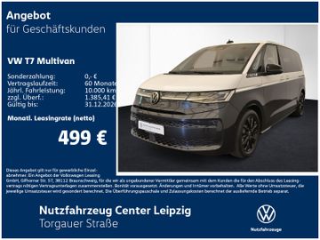 Volkswagen Leasingangebot: Volkswagen Multivan ENERGY 2.0 l TDI 110 kW DSG*NAVI*STHZ