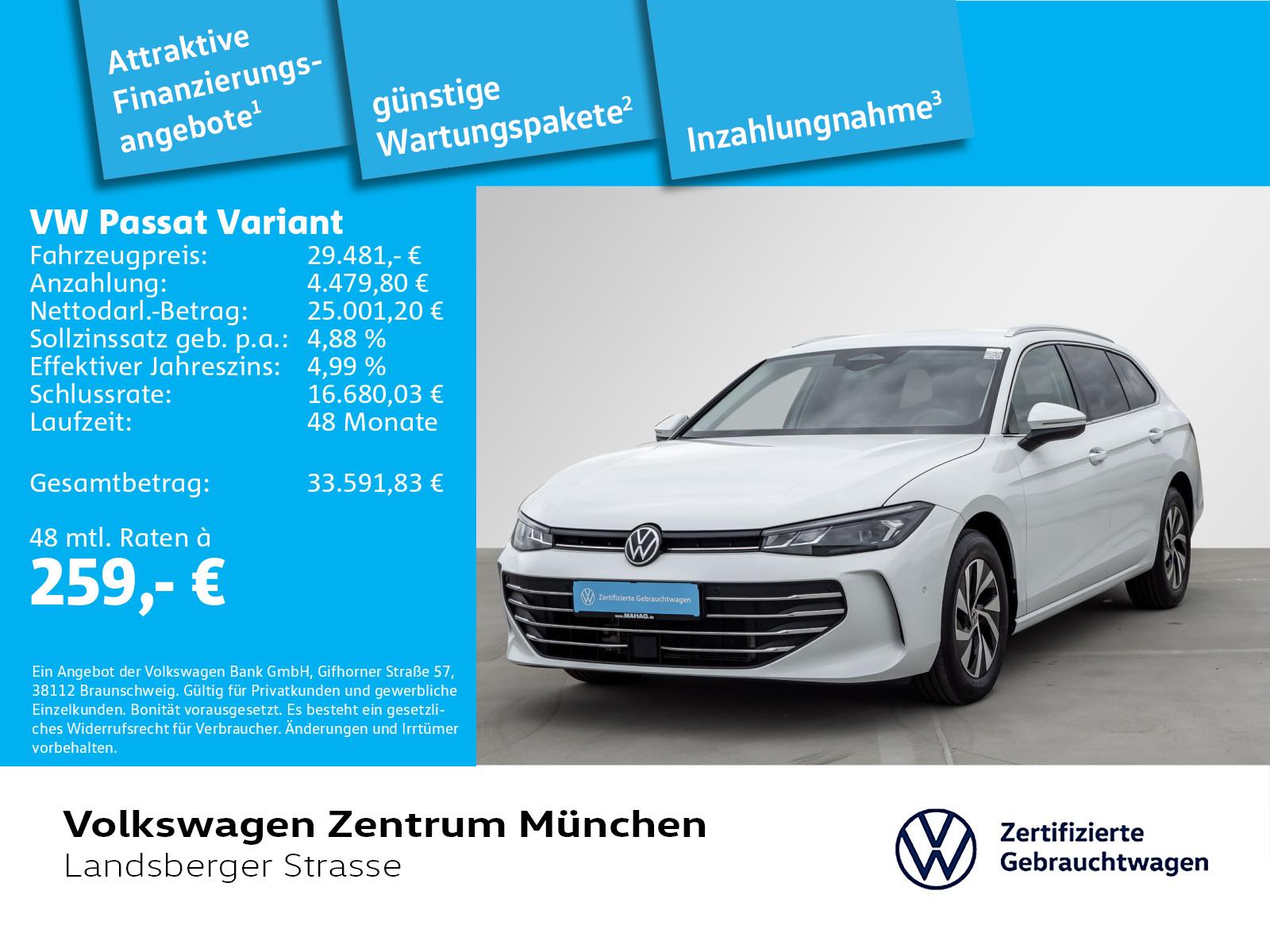 Volkswagen Passat Business 1.5 eTSI ACC LED Navi RearView P