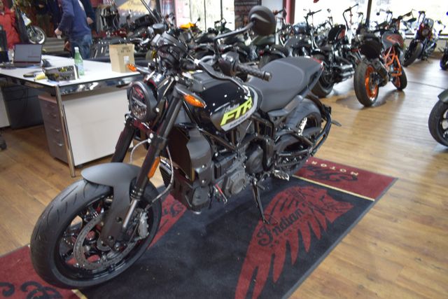 Indian FTR 1200 Onyx Black with Lime Graphics 2023