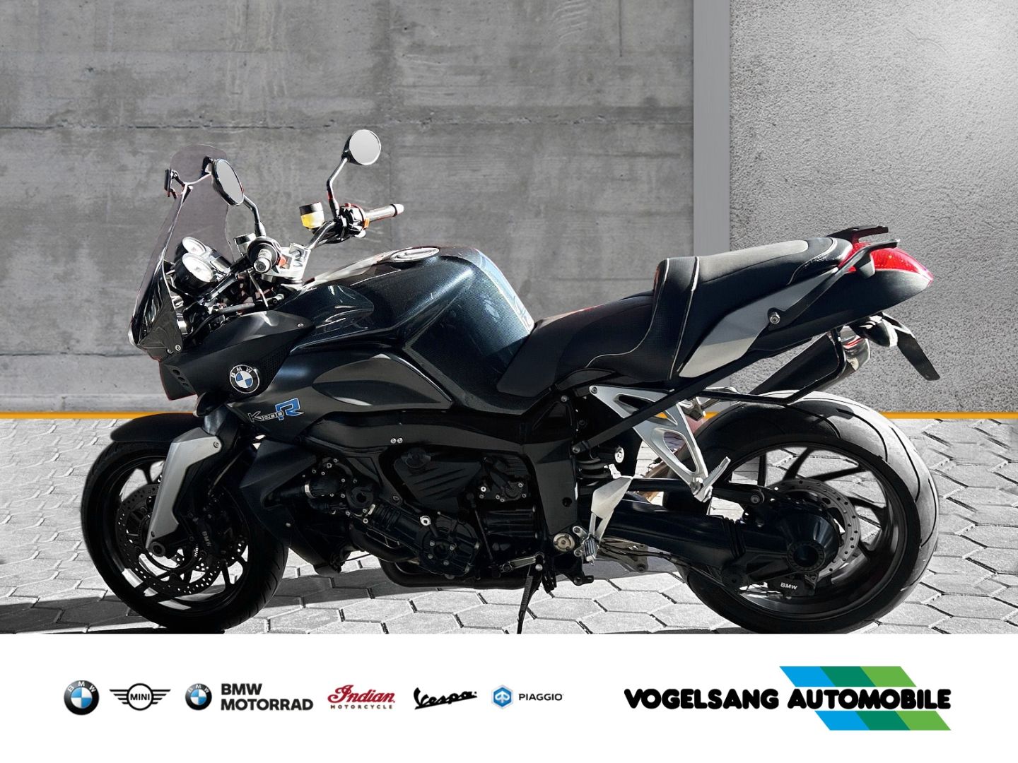 Fahrzeugabbildung BMW K 1200 R Sportrad, Heizgriffe, Blinker weiss, In