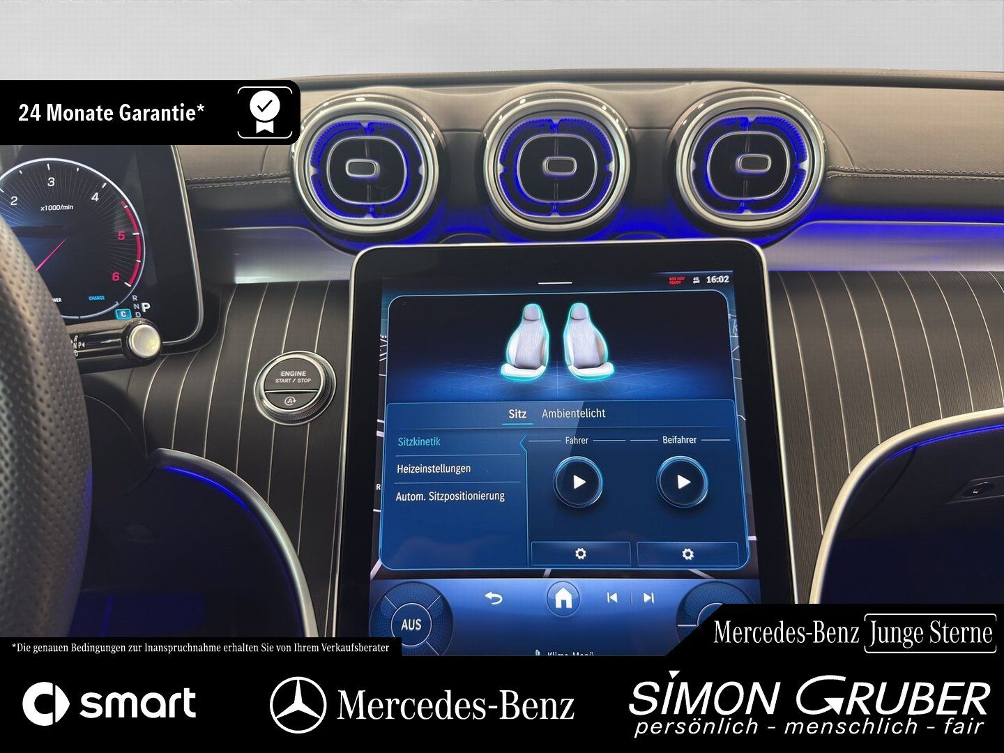 Fahrzeugabbildung Mercedes-Benz C 200 Td Edition AMG Line Memory LED 360 AHK