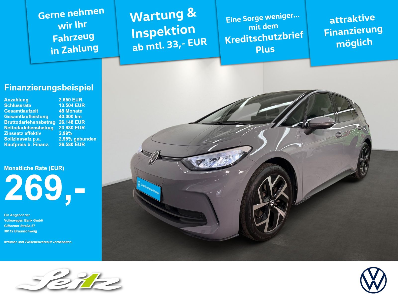 Volkswagen ID.3 Pro Move LED KAMERA NAVI SITZHZG APPCON foto 1