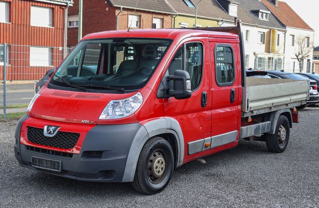 Peugeot Boxer 3.0 HDi DoKA PRITSCHE 7-SITZE*AHK*EL. KRAN