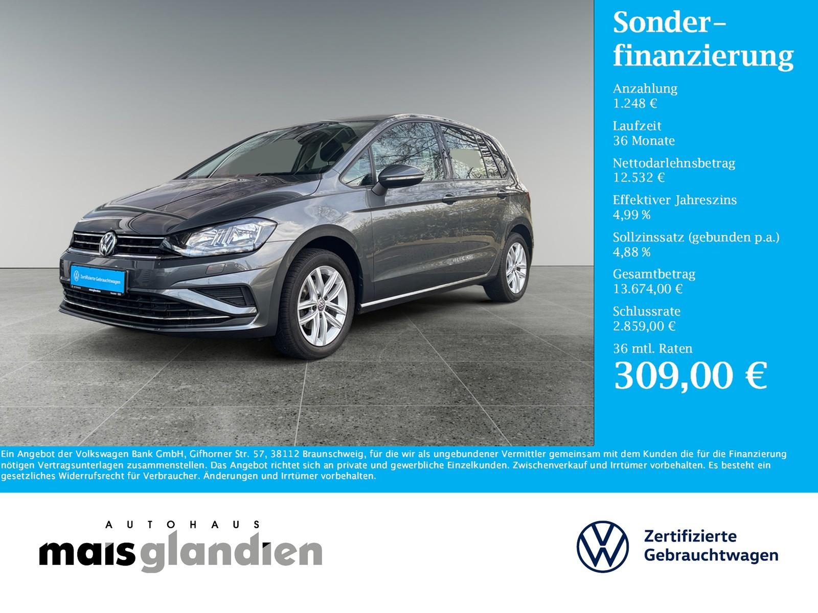 Volkswagen Golf Sportsvan 1.0 TSI Comfortline AHK Light As.