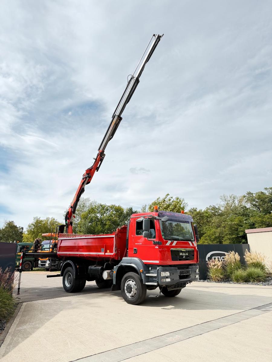 MAN TGM 18.290 4x4 Kipper KRAN 14m FUNK AHK