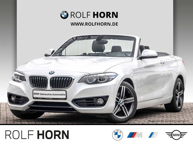 BMW 218i Cabrio Sport Line Autom Navi Lenkradheizung