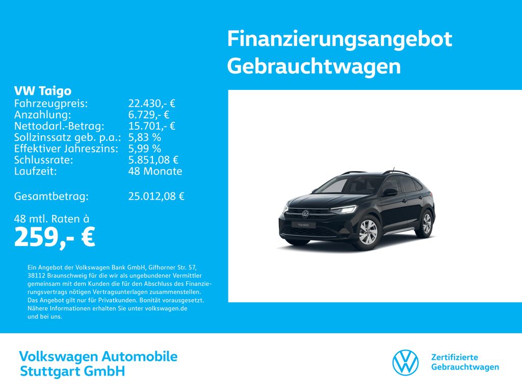Image of Volkswagen Taigo