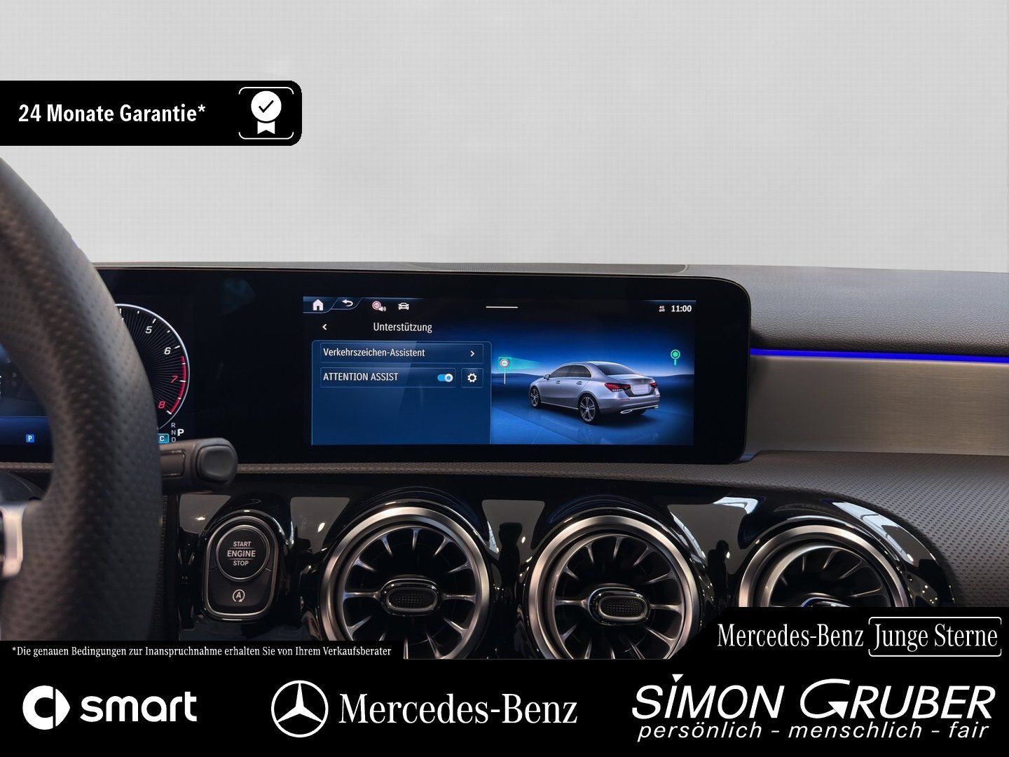 Fahrzeugabbildung Mercedes-Benz A 180 Limo AMG Night Multibeam ACC Keyless Ambi