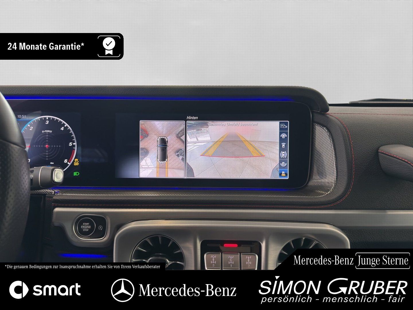 Fahrzeugabbildung Mercedes-Benz G 400 d AMG Line Exklusiv Widescreen 360 20 Zoll