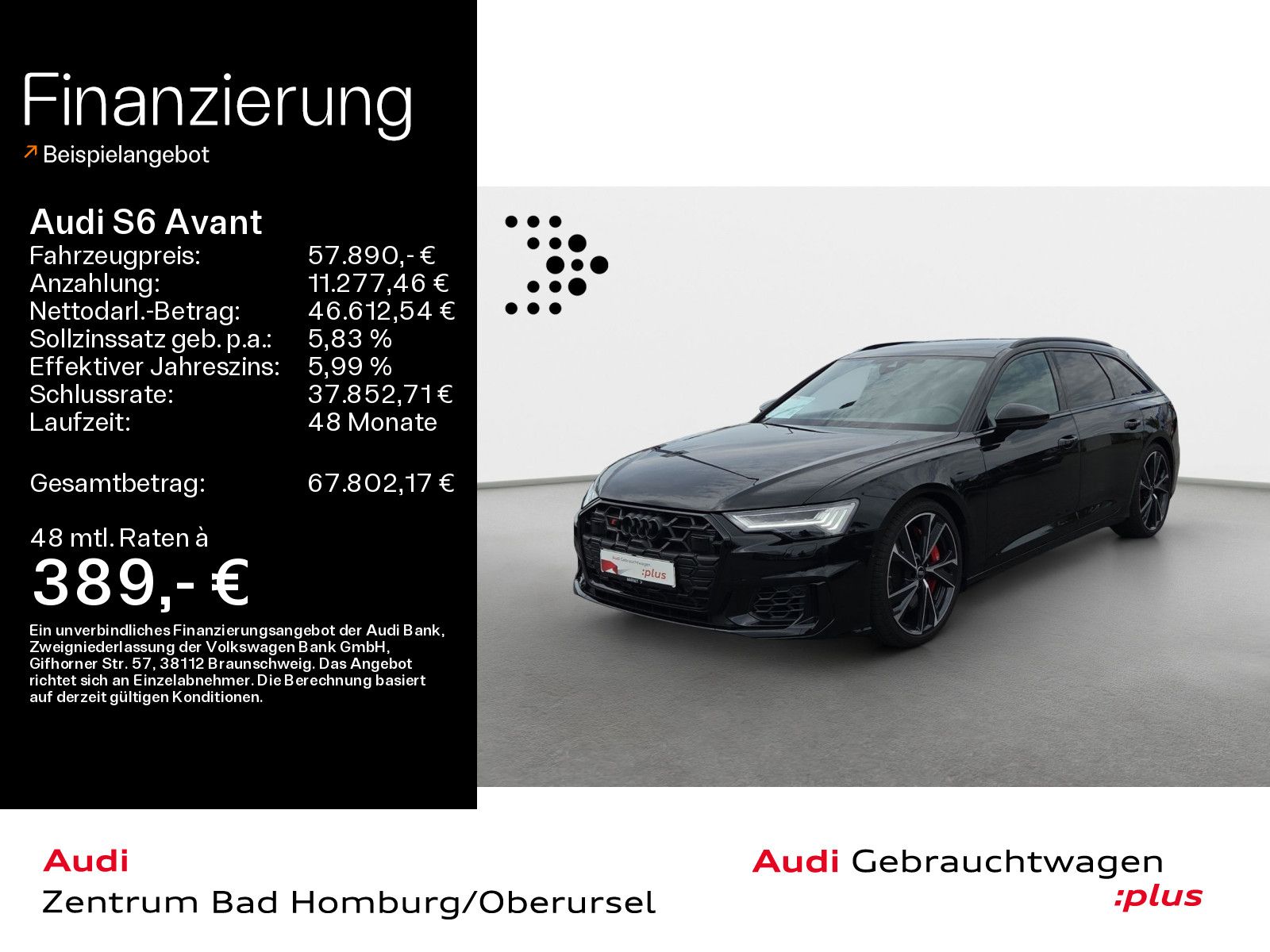 AUDI S6 Avant TDI qu*Navi*Matrix*B&amp;O*Pano*Virtual*Kam