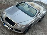 Bentley Continental GTC V8 Mulliner - silberne Bentley Continental