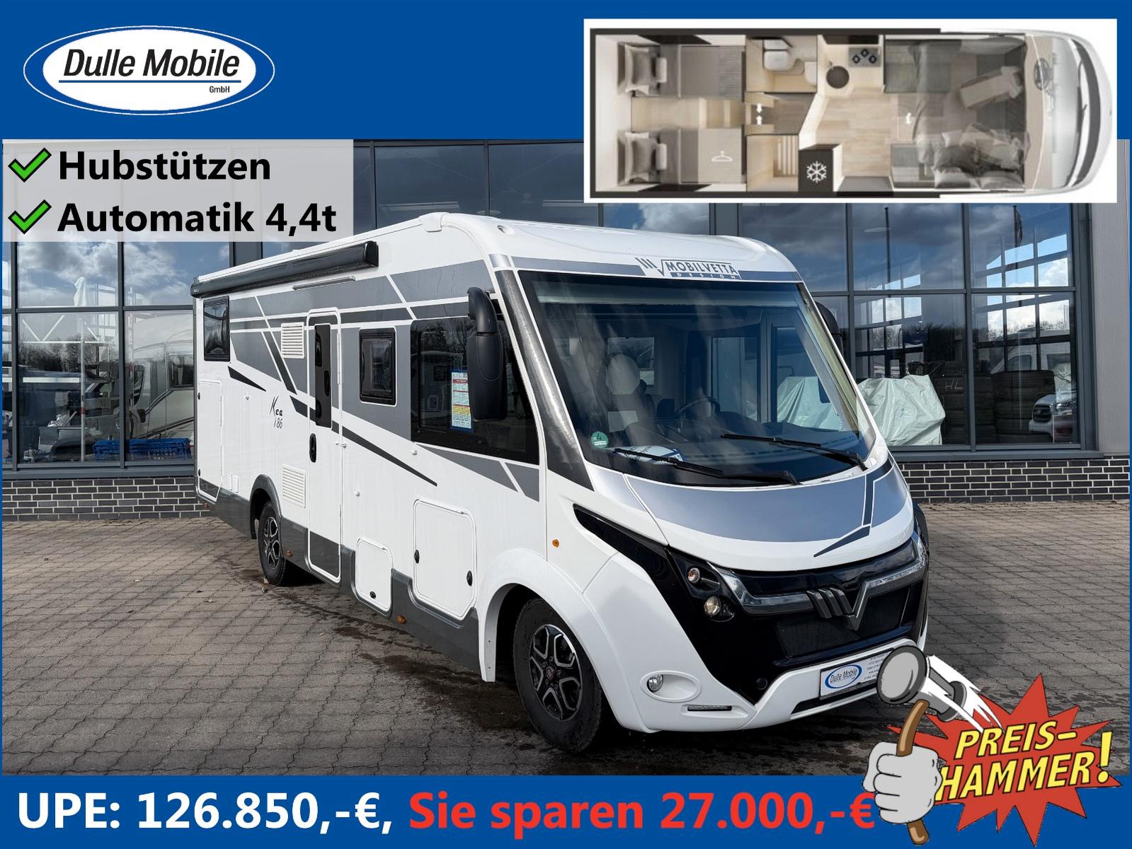 Mobilvetta Kea I 86 * HUBSTÜTZEN / ANHÄNGERKUPPLUNG *