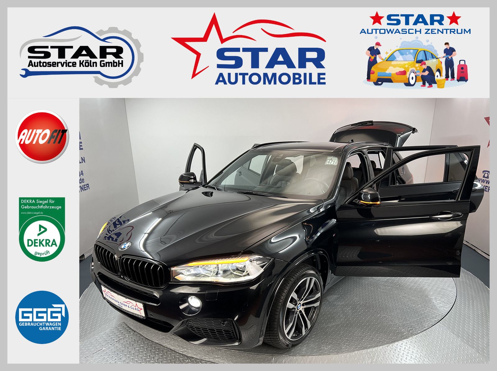 BMW BMW X5 M50 d 381 PS B & O H Up STH 360 ACC NAVI AH