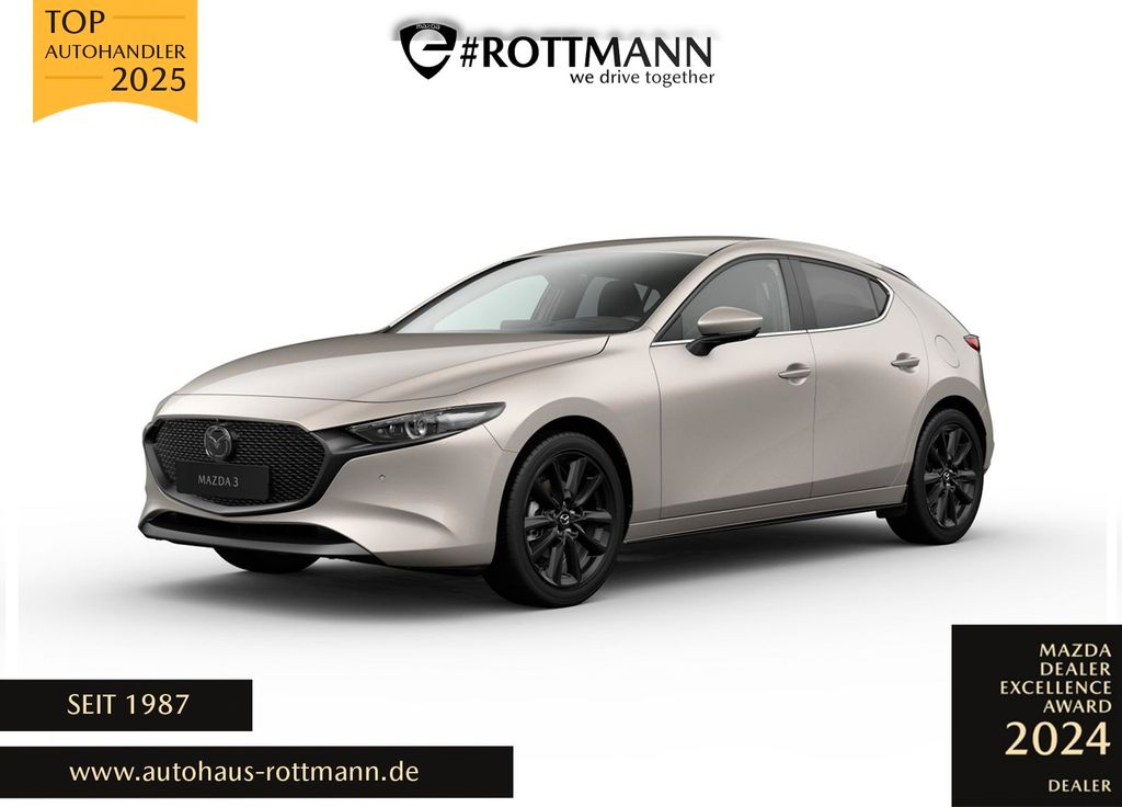 3 2.0 eSKYACT X 186ps Aut. TAKUMI Leder-Rot