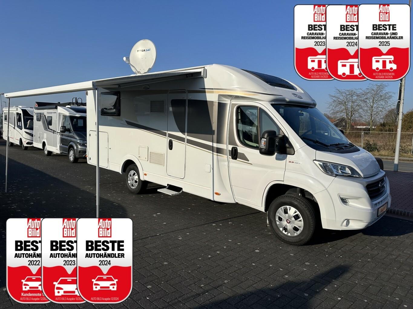 Carado T449 Fiat 3,85t +Hubstützen+Luftf+AHK+TV/SAT+Kam