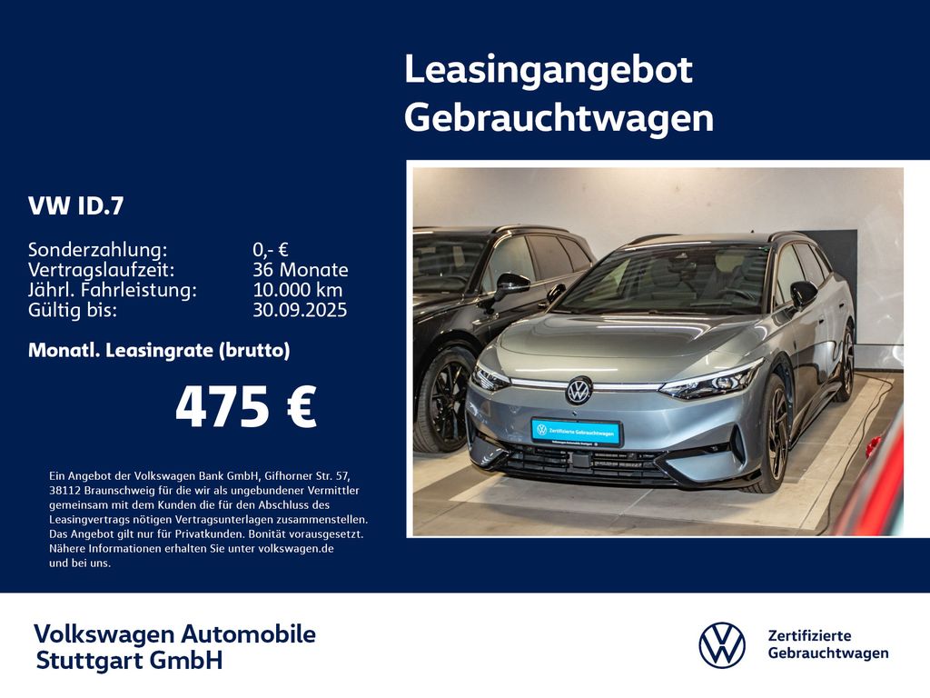 Volkswagen ID.7 Tourer Pro Navi AHK Kamera