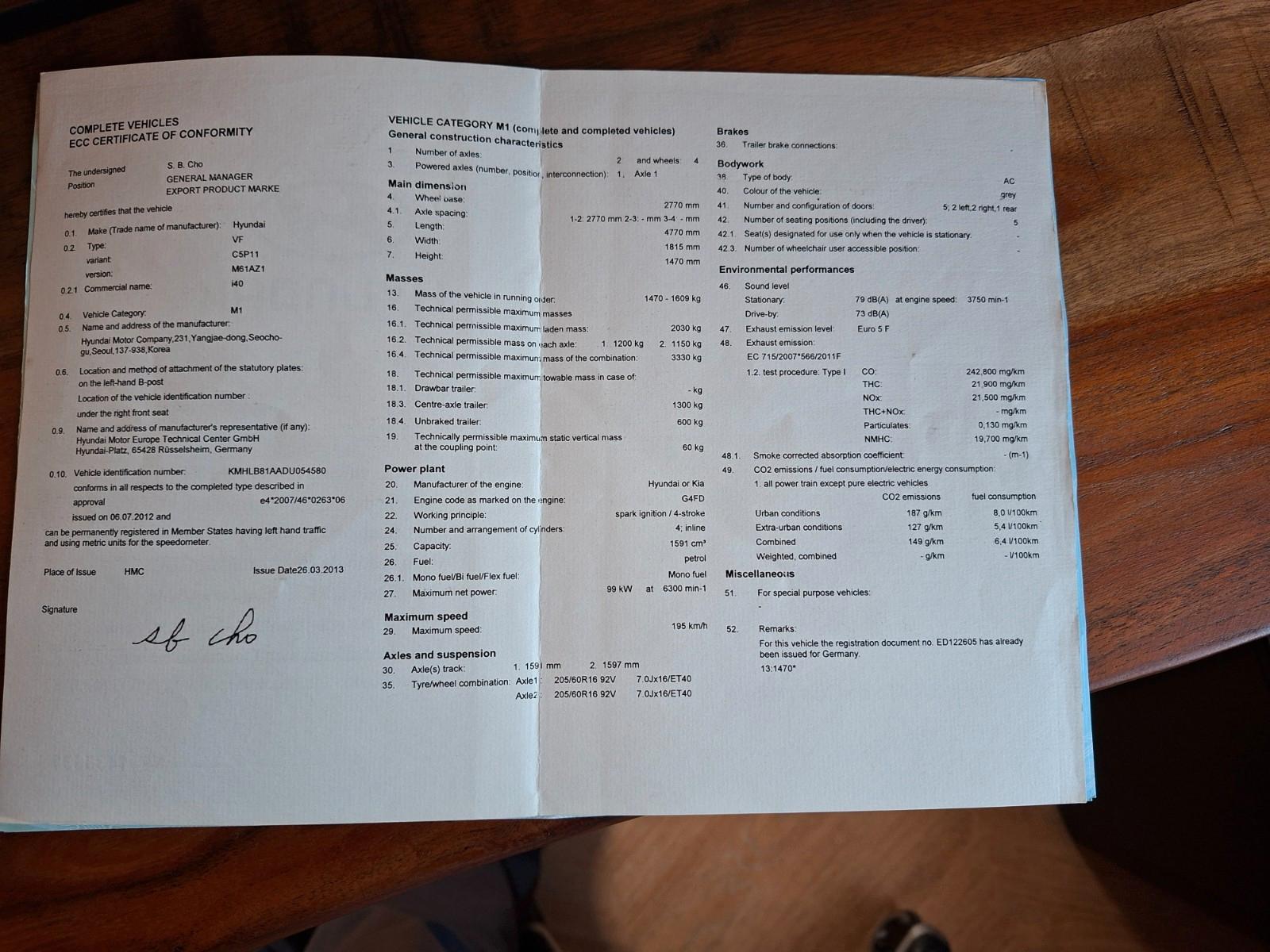 Hyundai i40 2013 — photo 40
