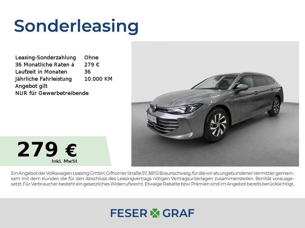 Volkswagen Passat Business 2,0 l TDI 150 PS 7-Gang-DSG