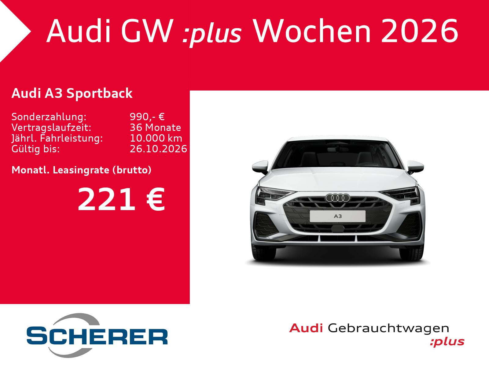 Audi A3 Sportback TFSI S line S tronic SONOS HUD KAME, миниатюра 3