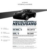 Porsche Panamera 4 20"/PASM/BIXENON/SCHIEBED/RÜCKFAHRK - Porsche Panamera: Schwarz
