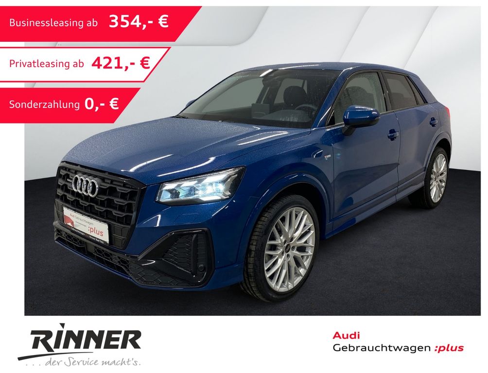 Abbildung Leasingangebot Audi Q2 40 TFSI quattro S line+Matrix+RFK+Navi+GRA
