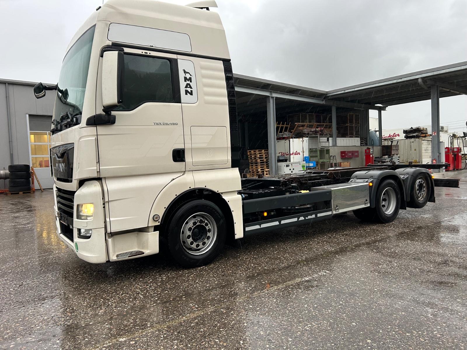 MAN 26 460 6X2 BDF Euro 6 Retarder Klima Lenkachse