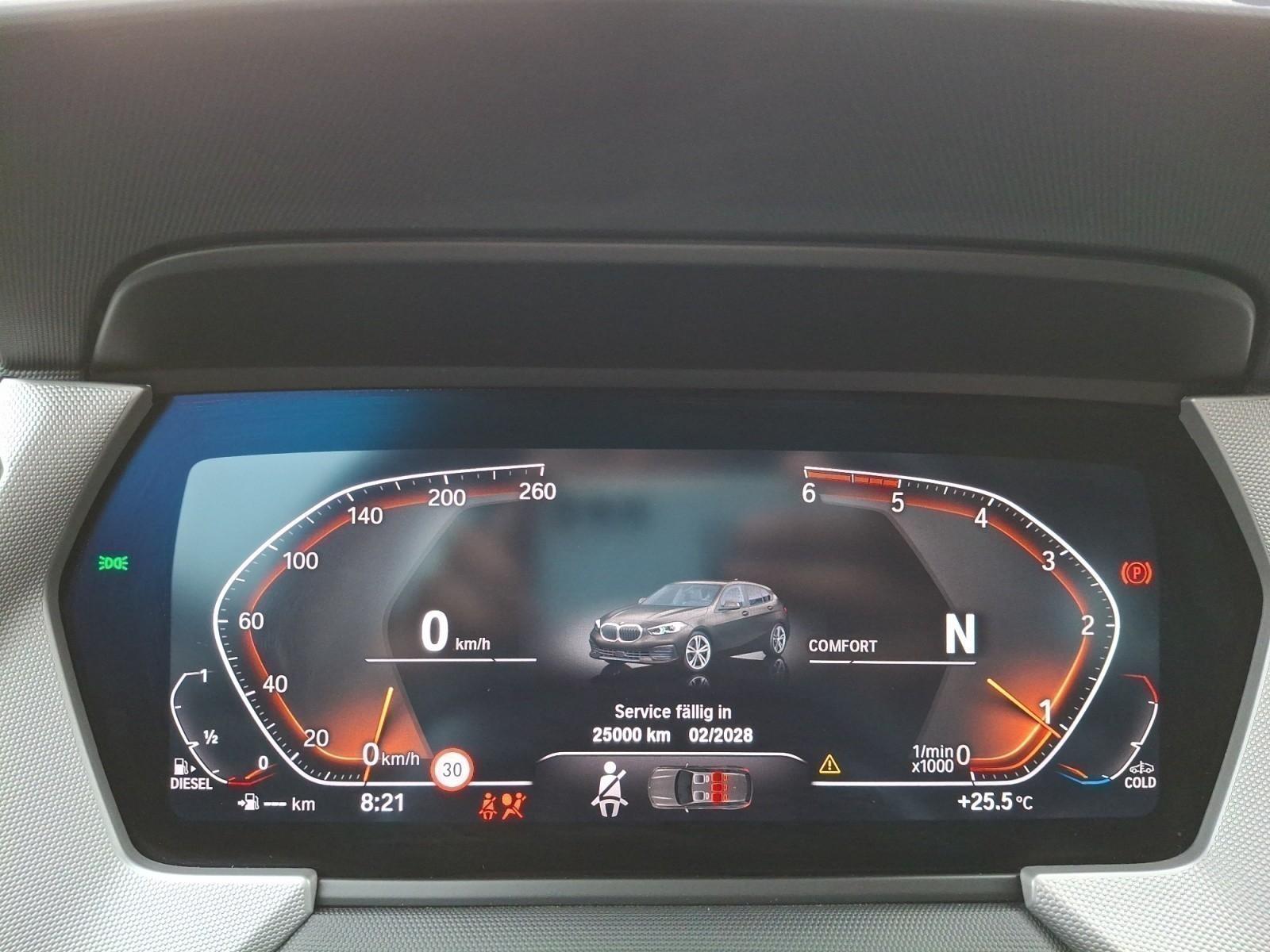 BMW 116 d Advantage Klimaaut. Fernlichtassistent Sitz, миниатюра 9