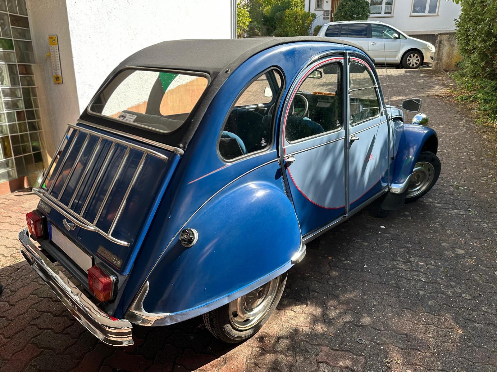 Citroën 2CV6 Club · 1987 · Zweifarb-Paris-Design · 65Tkm