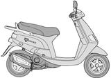 Piaggio SKR Skipper 125 / 150 / 172 ccm / 2 Takt - ROLLER 150CC