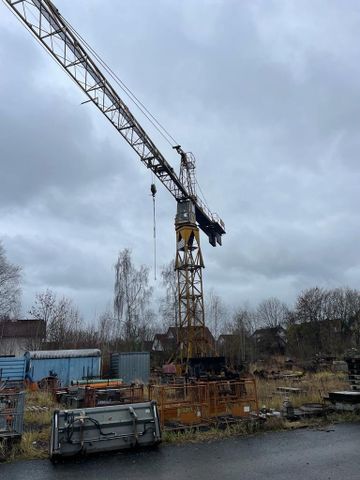 Liebherr Turmdrehkran, Kran, Baukran defekt