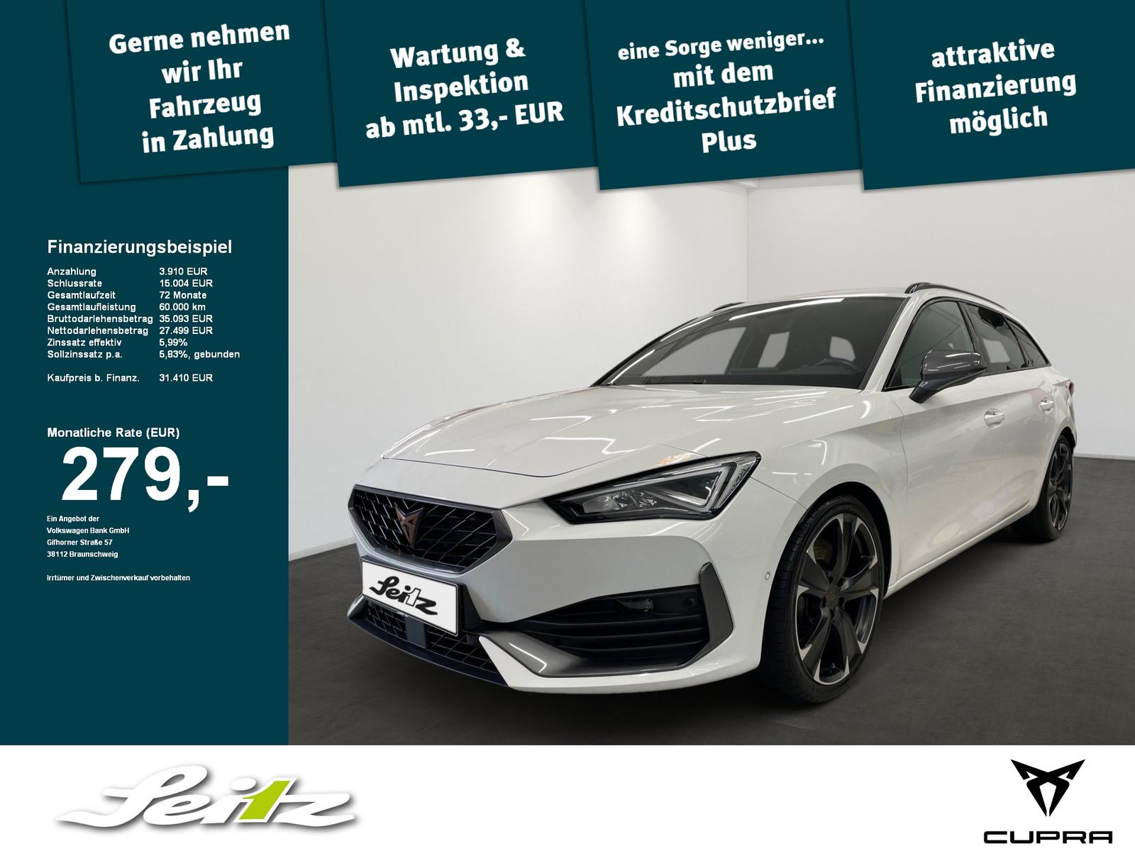 Cupra Leon Sportstourer 2.0 TSI VZ *LED*KAMERA*NAVI*
