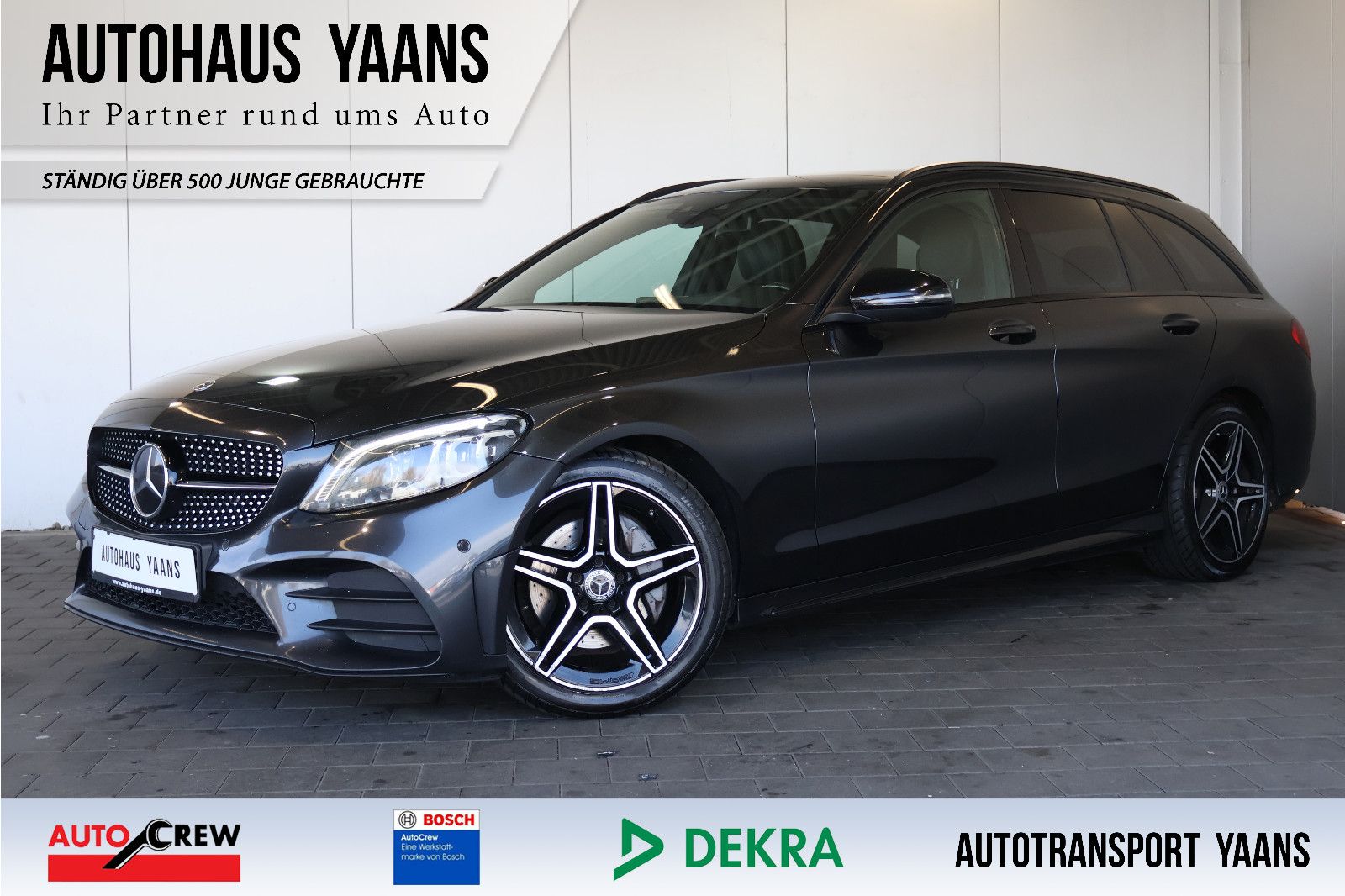 MERCEDES-BENZ C 220 T d AMG WIDE+HUD+DISTR.+KAM+LED+PANO+18"