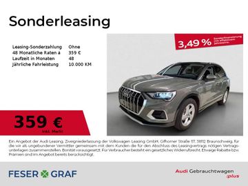 Audi Leasingangebot: Audi Q3 35 TFSI advanced S tronic ACC/Navi/AHK/ LED