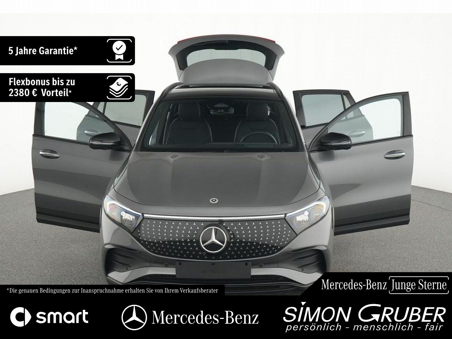 Fahrzeugabbildung Mercedes-Benz EQA 250+ AMG Night Pano Burm HUD Leder 360 AHK