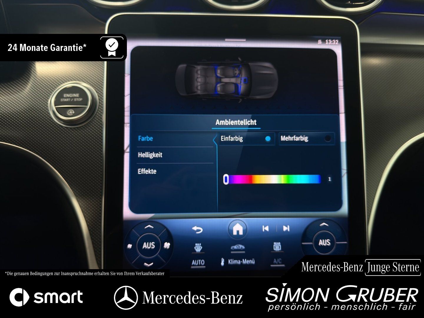 Fahrzeugabbildung Mercedes-Benz C 200 d Avantgarde Int/Ext Kamera Ambiente LED