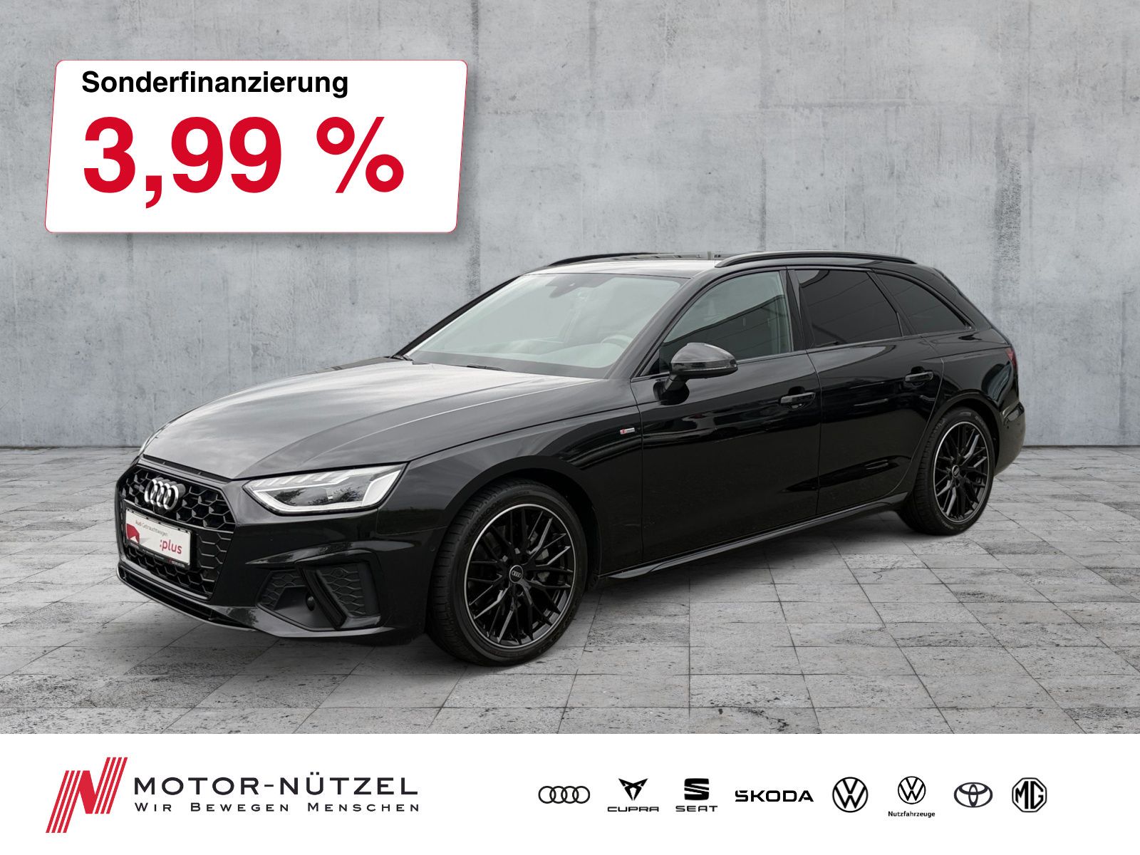 Audi A4 Avant 40 TDI QU S-TR S-LINE LED+NAVI+RFK+ACC