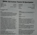 BMW 218 Active Tourer 218i M Sport M Sport - BMW 2er Reihe von privat