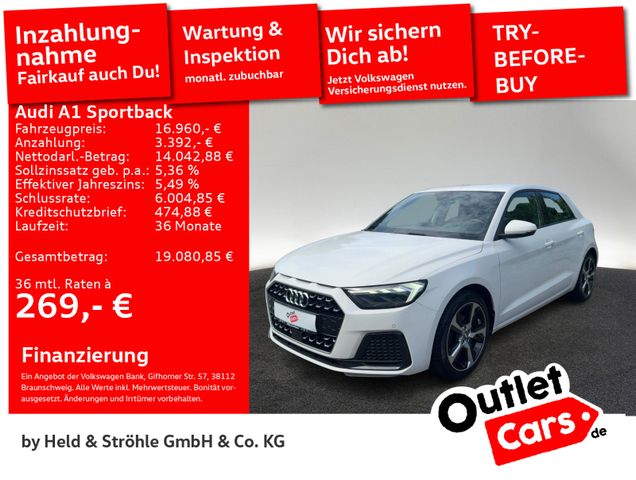AUDI A1 Sportback advanced S-Line 30 TFSI LED PDC SHZ