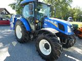 New Holland T4 S 55 neuwertiger Zustand mit Heckschaufel - New Holland Radlader