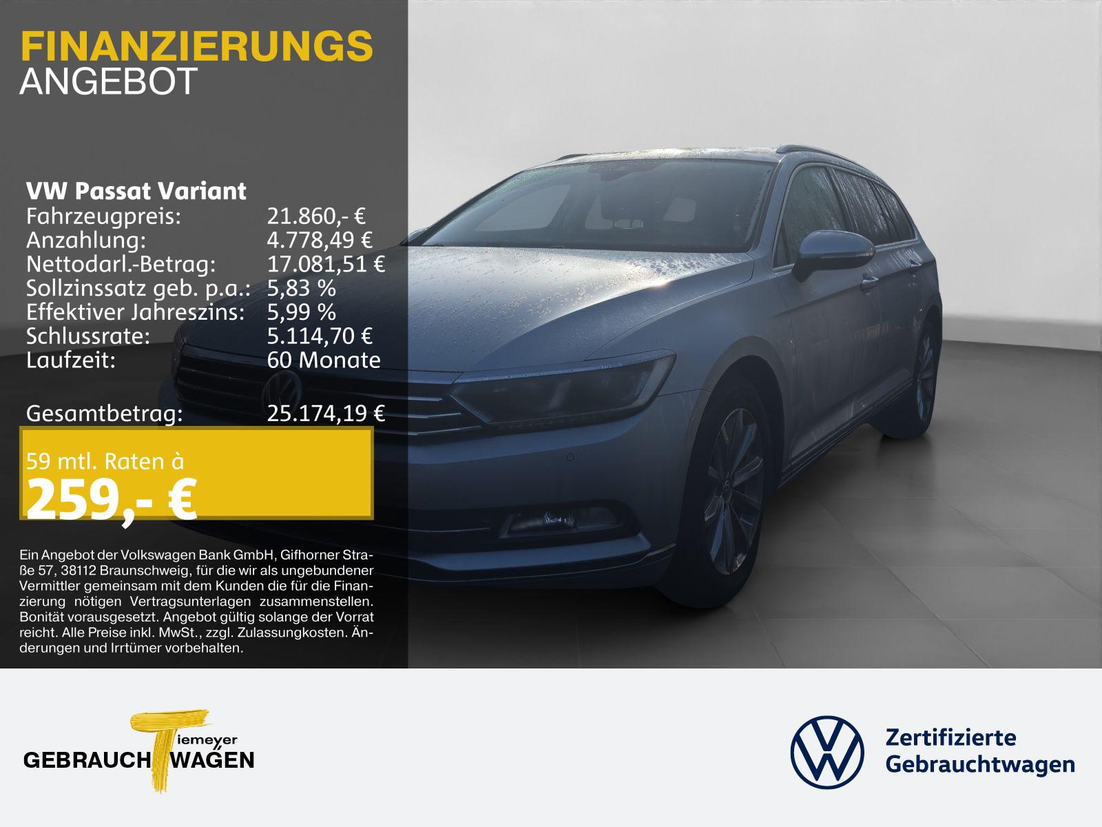 Volkswagen Passat Variant 2.0 TDI DSG HIGHLINE AHK NAVI ACC