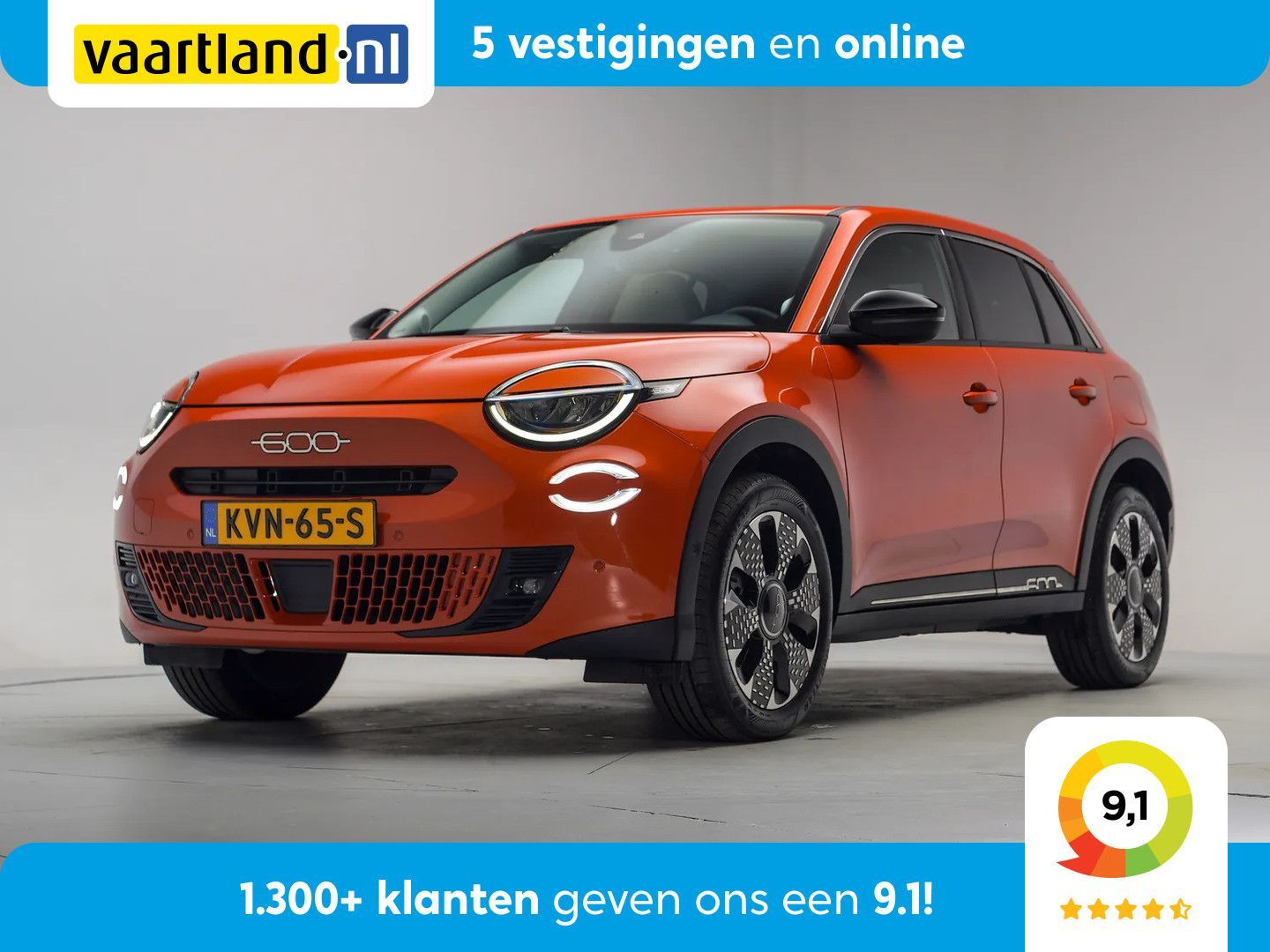 Fiat 600e La gut 54 kWh SOH 96.6% [ Navi Apple/Androi
