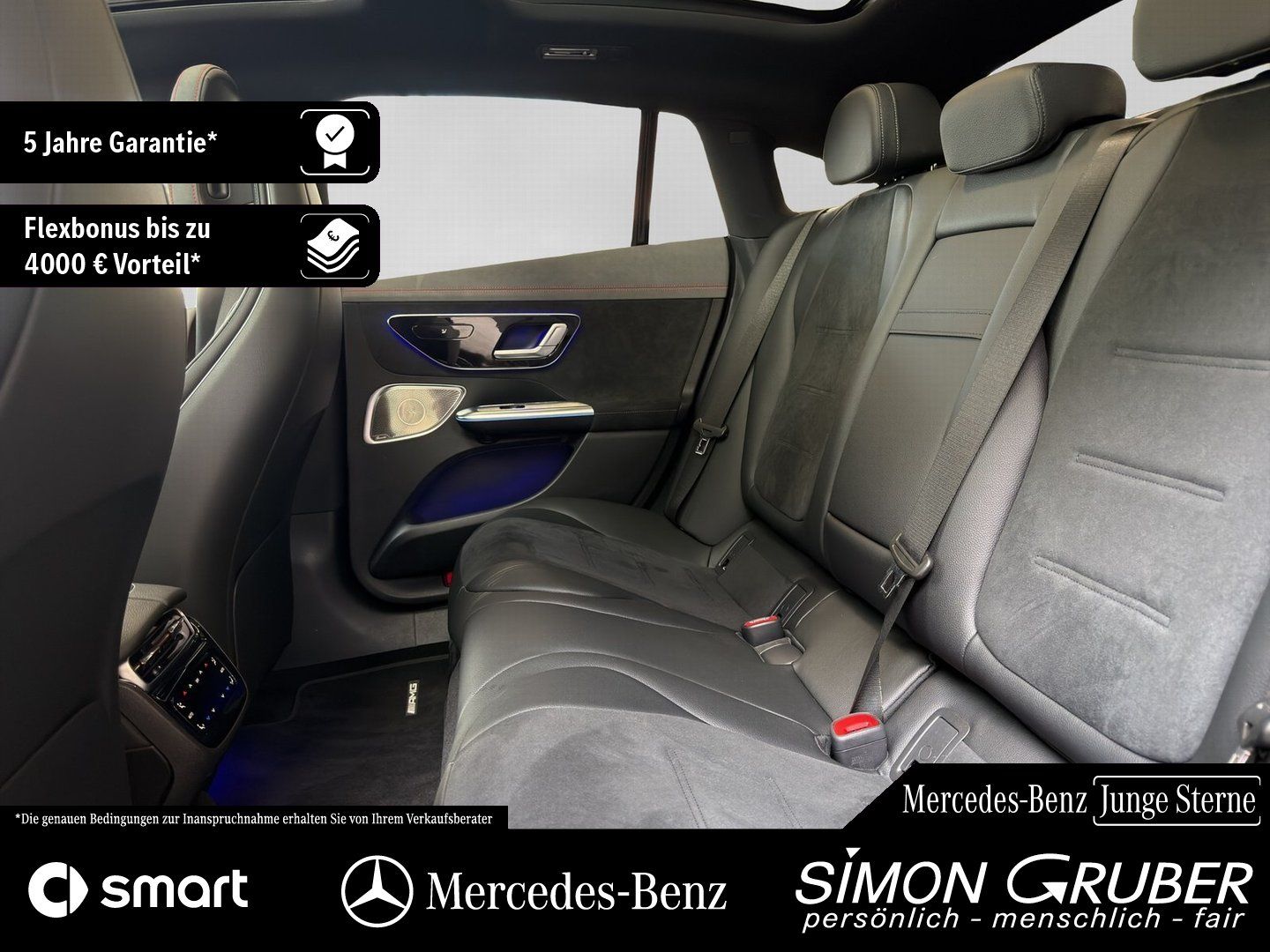 Fahrzeugabbildung Mercedes-Benz EQE 350 4M AMG Night Pano Airmatic HAL 0,25%