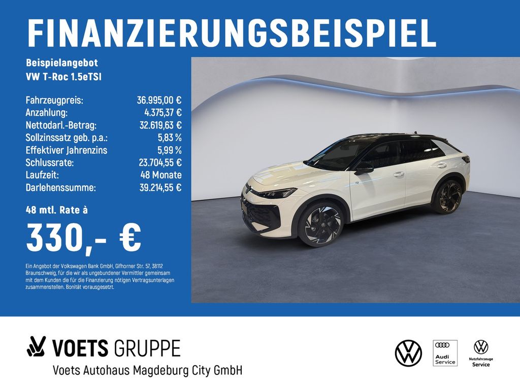 T-Roc 1.5eTSI R-Line IQ-LIGHT+NAVI+KESSY+