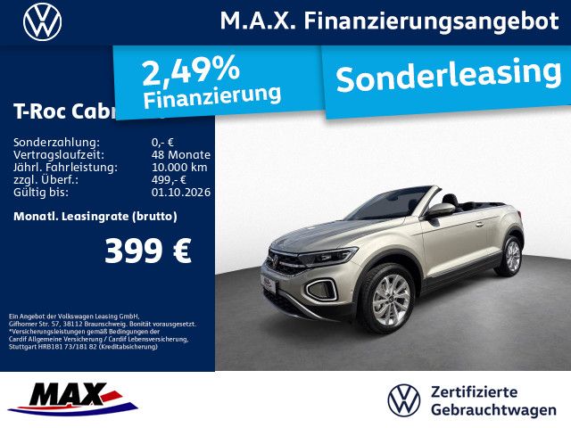 T-Roc Cabriolet 1.5 TSI DSG STYLE NAV+STANDH+AHK