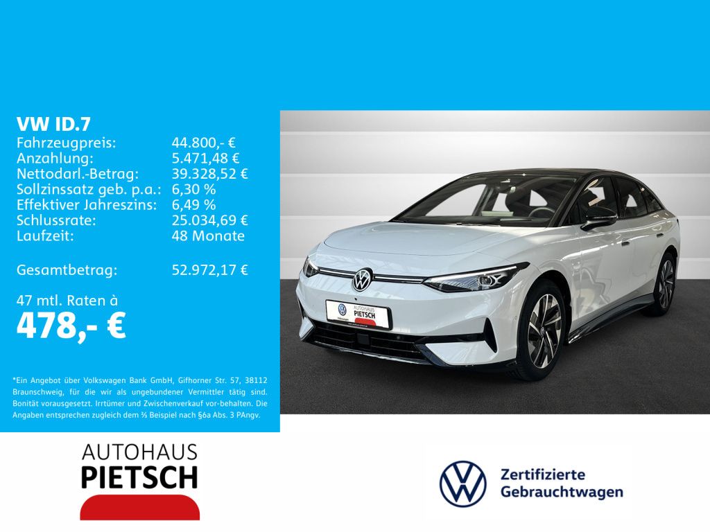Volkswagen ID.7 Pro 77 kWh Massage HUD AHK IQ.Drive foto 2