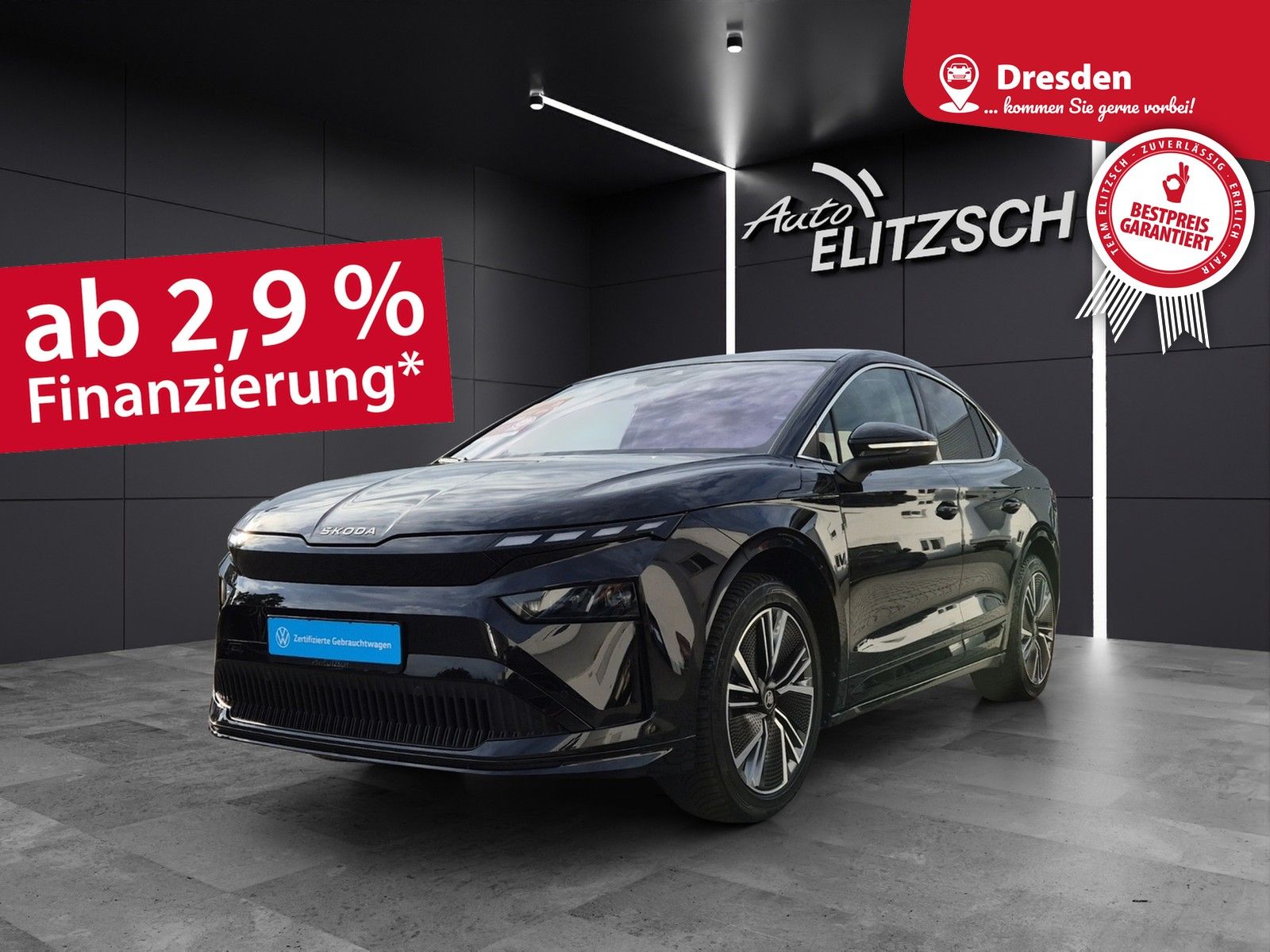 Fahrzeugabbildung SKODA Enyaq Coupé 85 Loft Matrix AHK WäPu Navi Pano AC