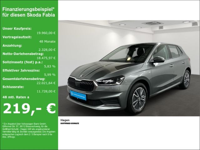 Skoda Fabia 1.0 TSI DSG LED CarPlay SHZ KLIMA Tour